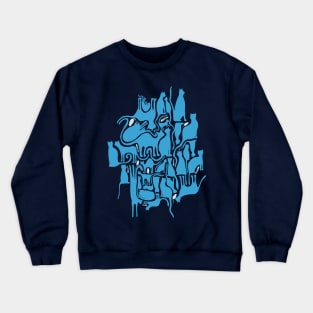 Blue Cats Crewneck Sweatshirt